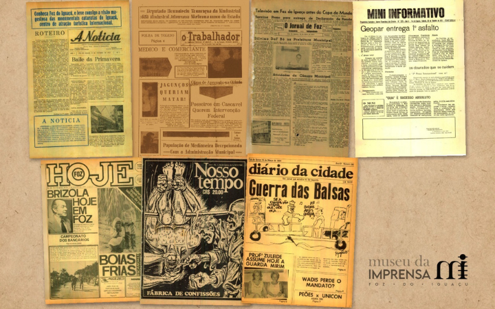 Museu da Imprensa resgata 60 anos de história de Foz do Iguaçu