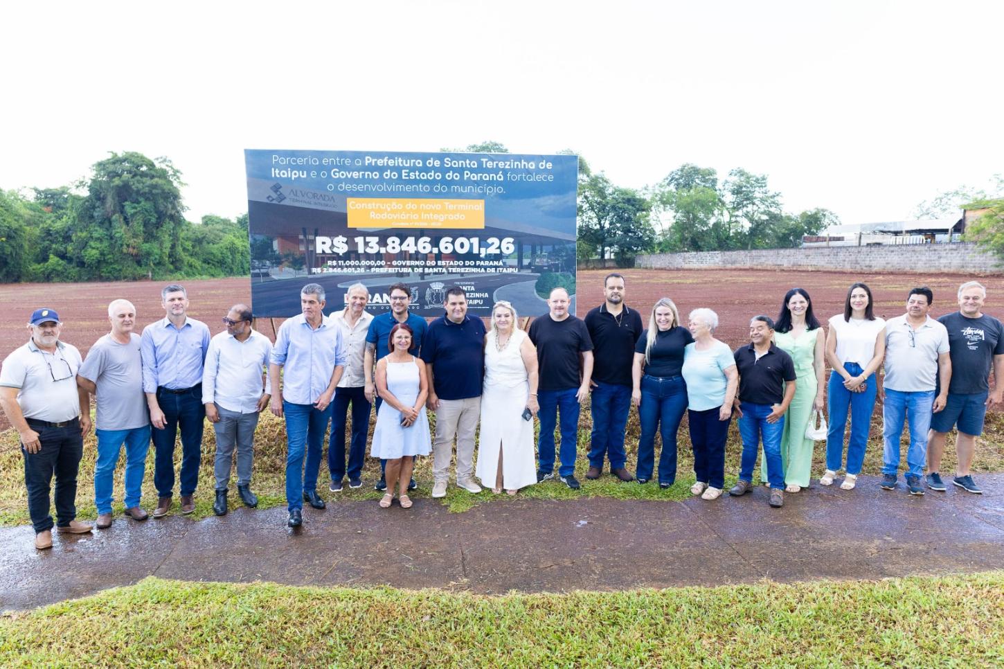 Santa Terezinha de Itaipu assina convênio de R$ 13,8 milhões para novo Terminal Rodoviário Integrado