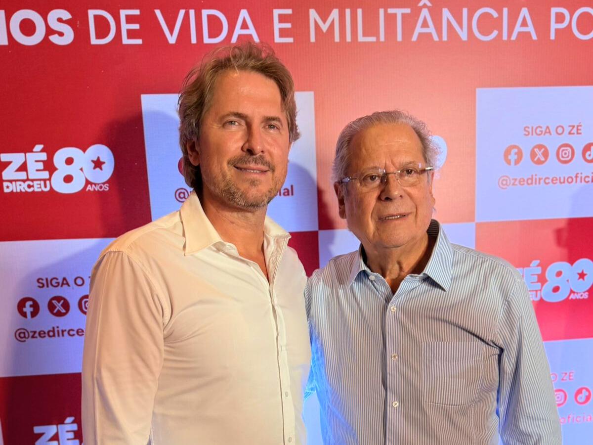 Vamos dobrar a meta em Brasília, diz Zeca Dirceu no aniversário do pai, Zé Dirceu