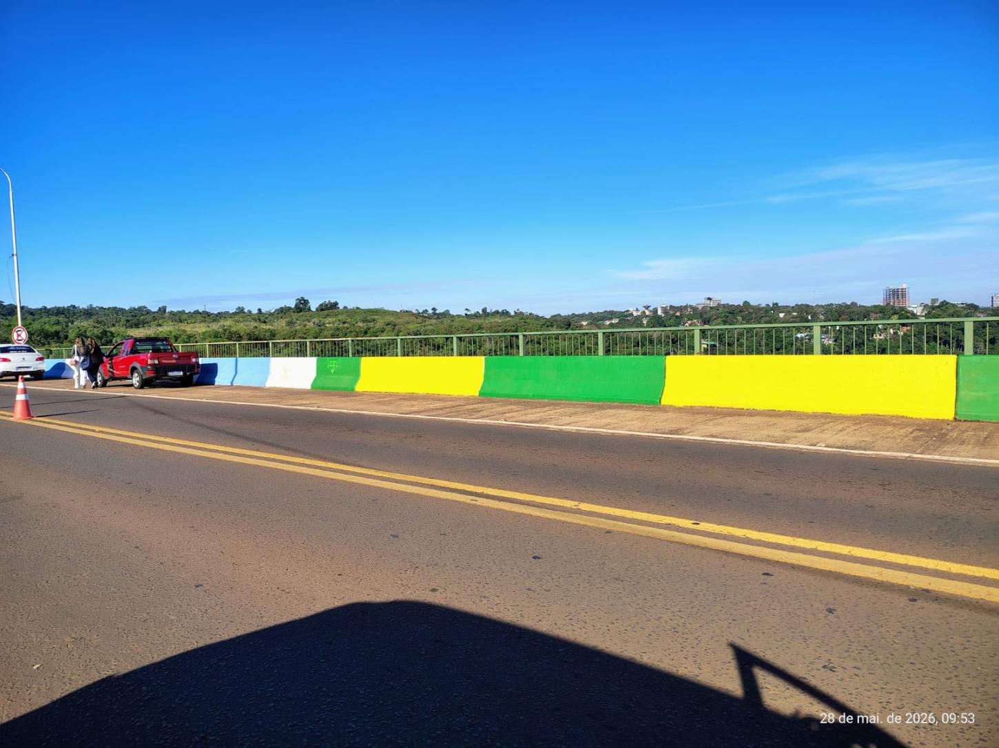 Ponte Tancredo Neves passa por ação de revitalização no lado brasileiro