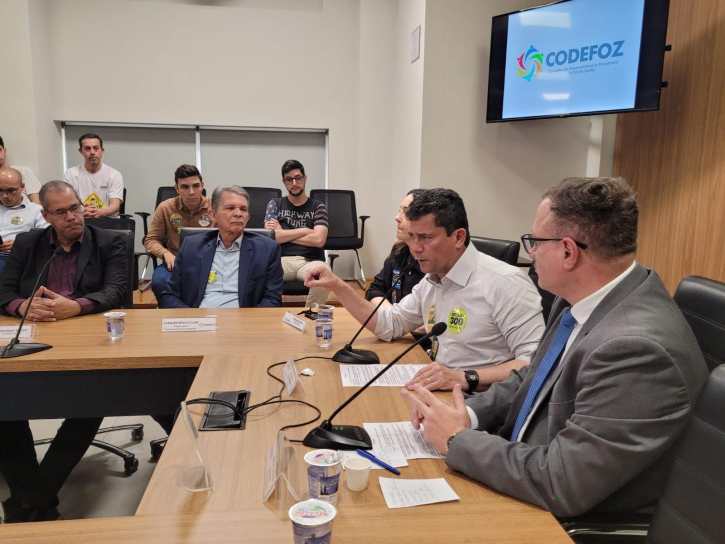 No Codefoz, Moro propõe ‘choque de gestão’, destravar burocracia e ampliar investimentos